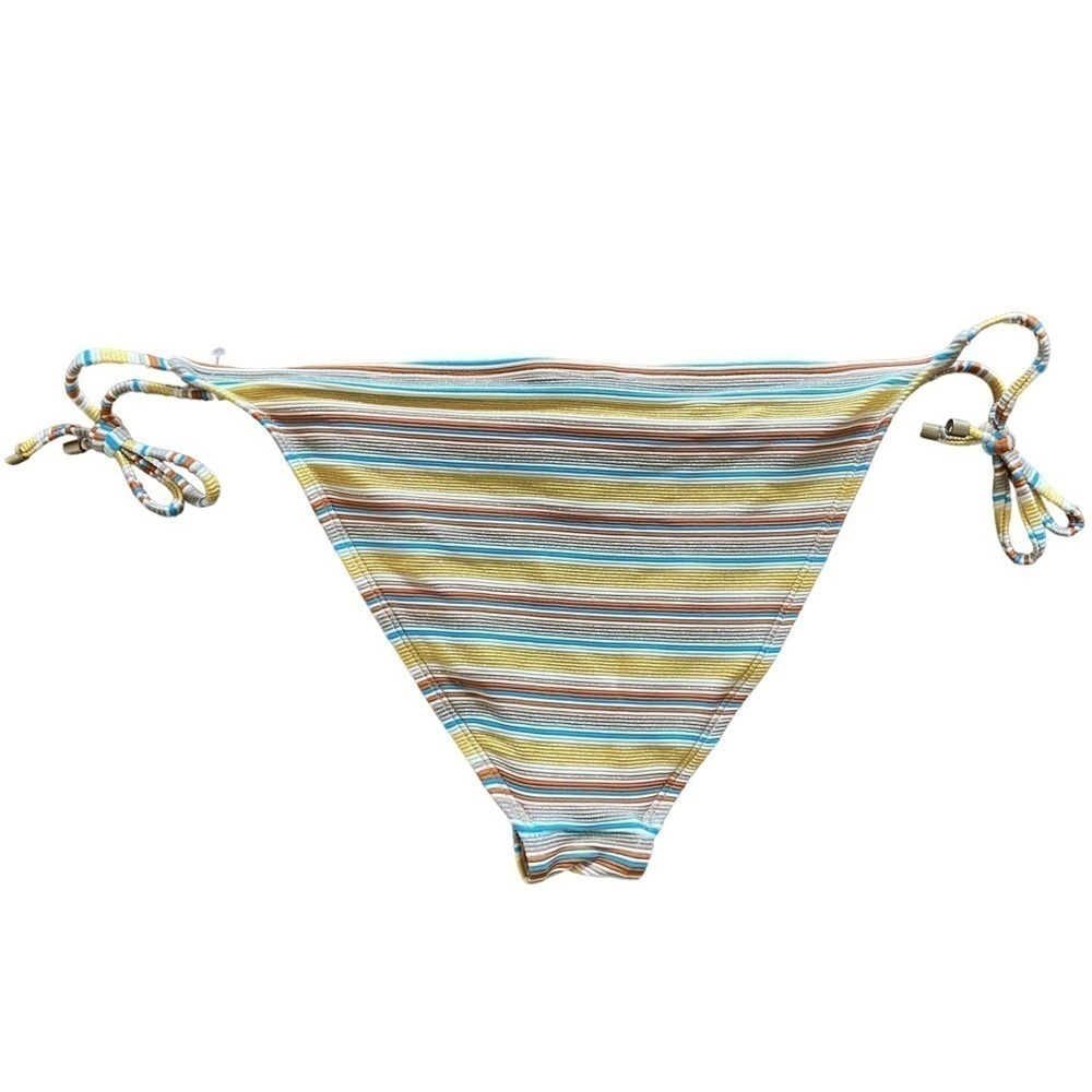 Vitamin A Vista Stripe String Bikini Bottom NWOT - Picture 7 of 8
